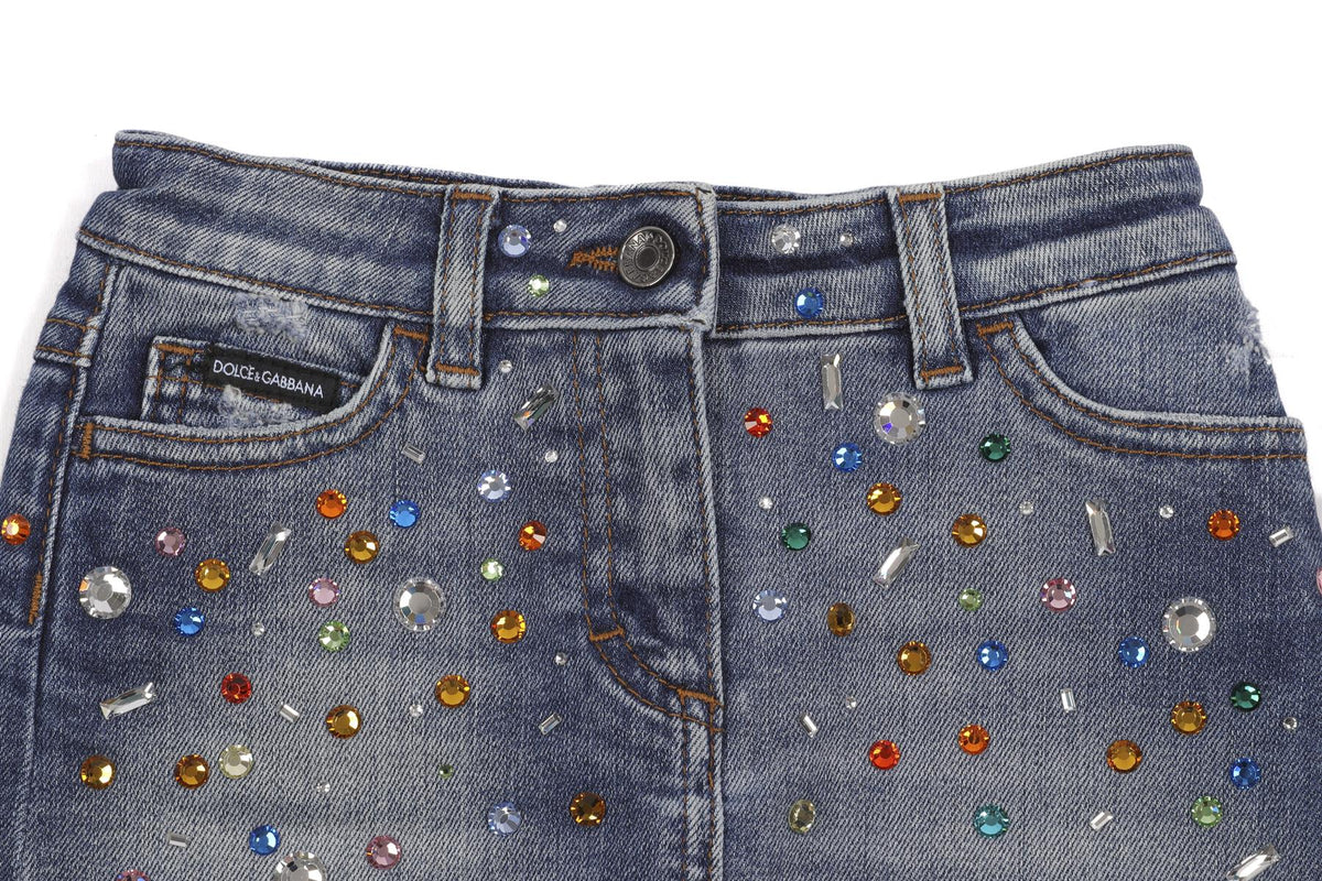 DOLCE & GABBANA BLUE KIDS GIRLS SKIRT 2 YEARS