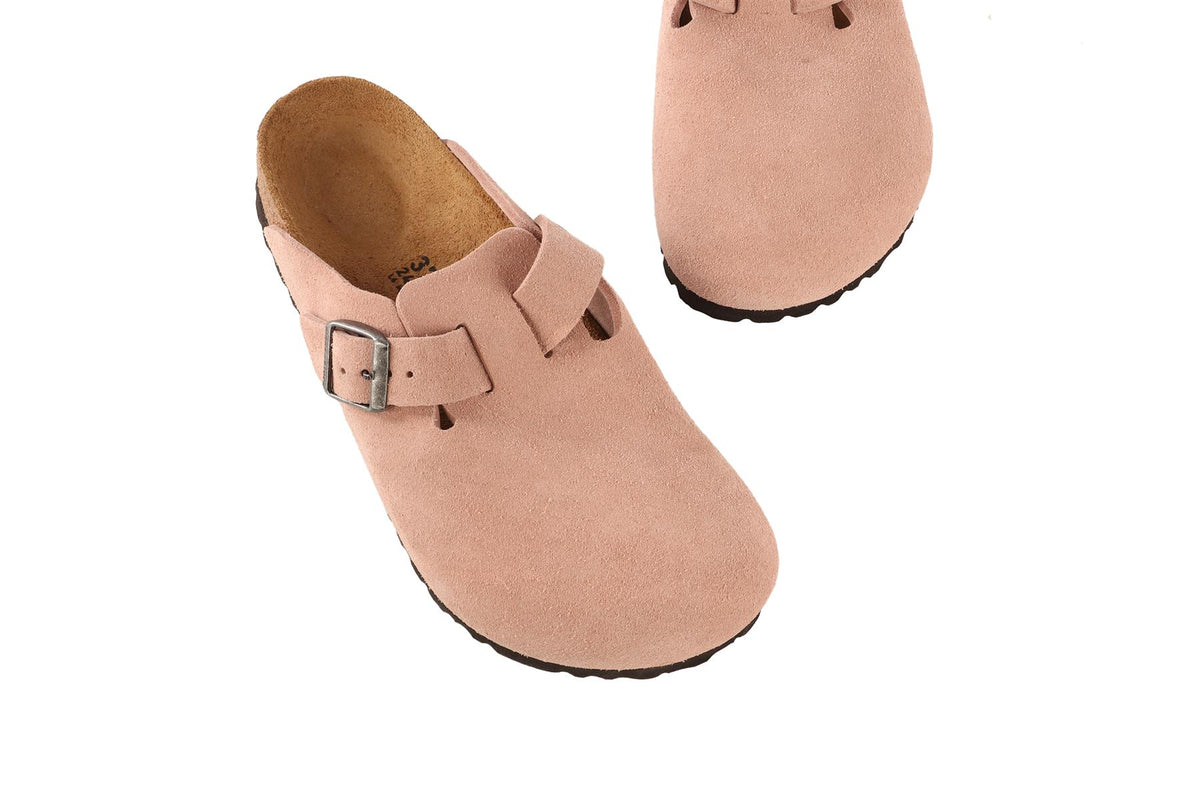 BIRKENSTOCK PINK SUEDE MULES EU 39 UK 6 US 9