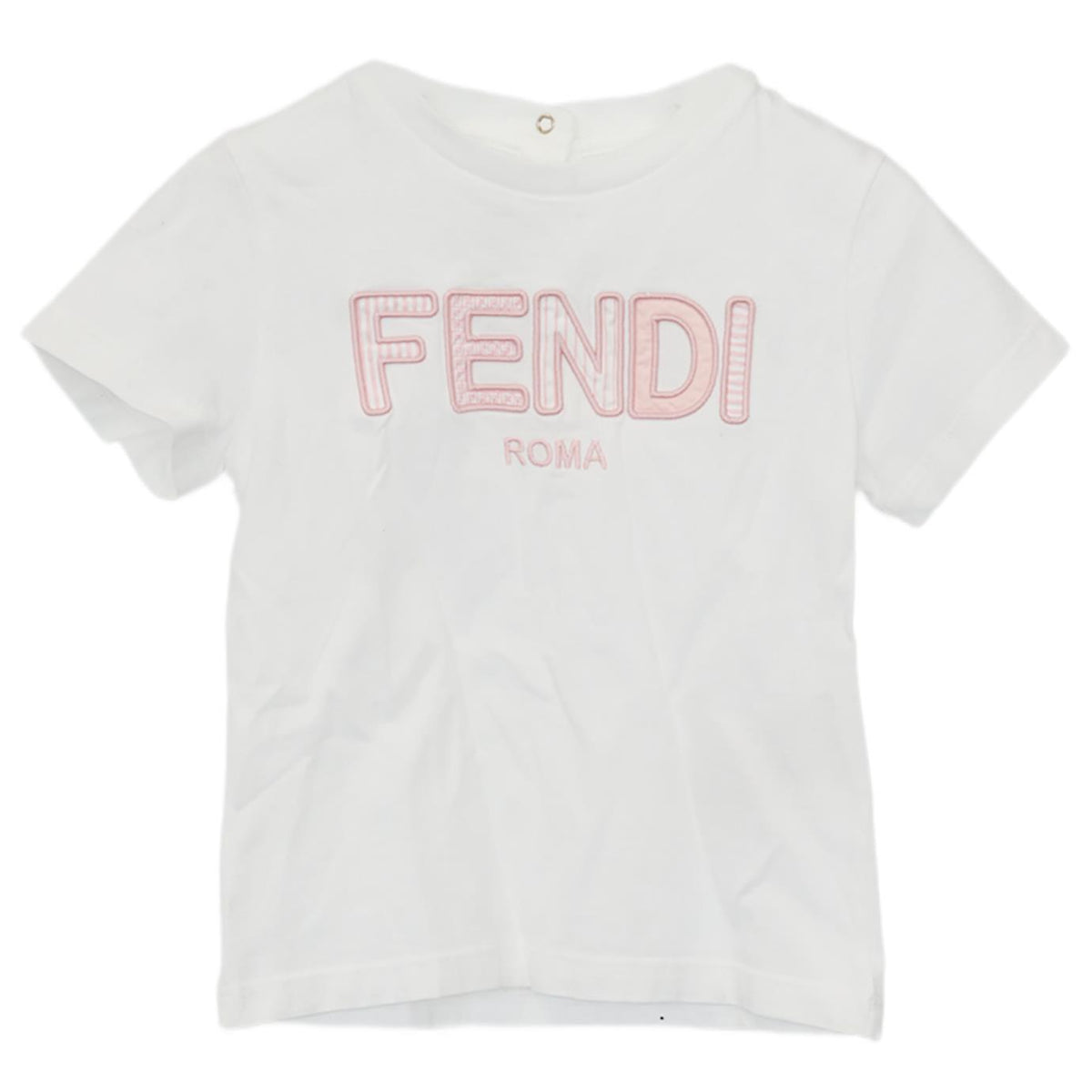 FENDI KIDS GIRLS COTTON T-SHIRT 24 MONTHS