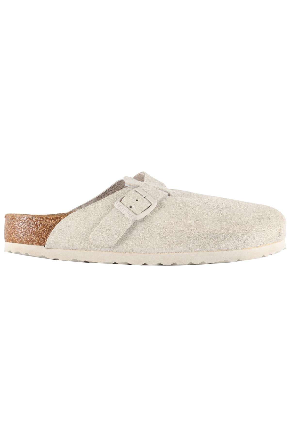 BIRKENSTOCK ECRU SUEDE MULES EU 38 UK 5 US 8