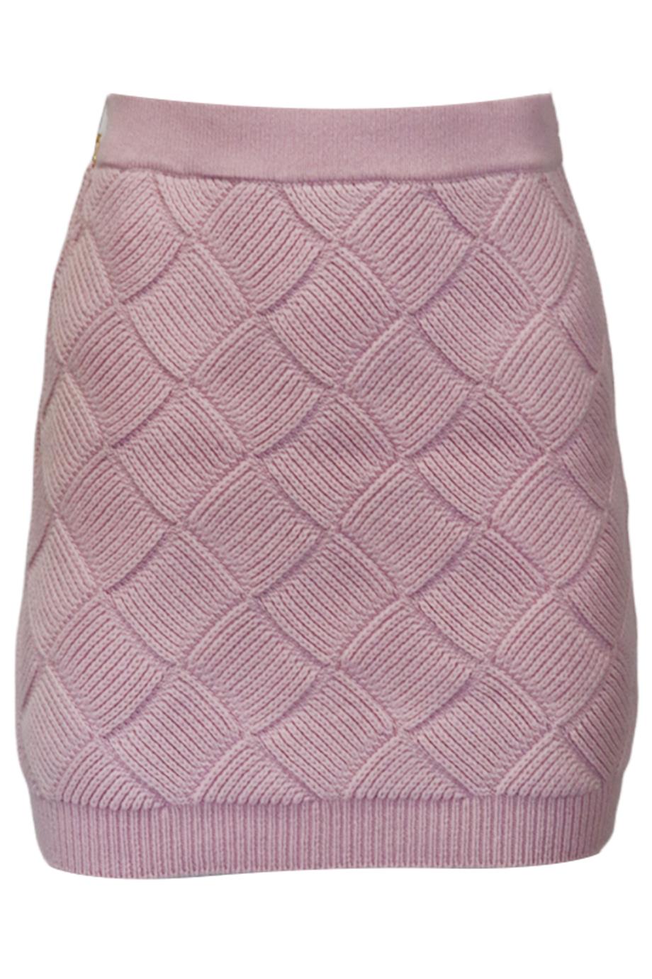 RONNY KOBO WOOL BLEND MINI SKIRT SMALL