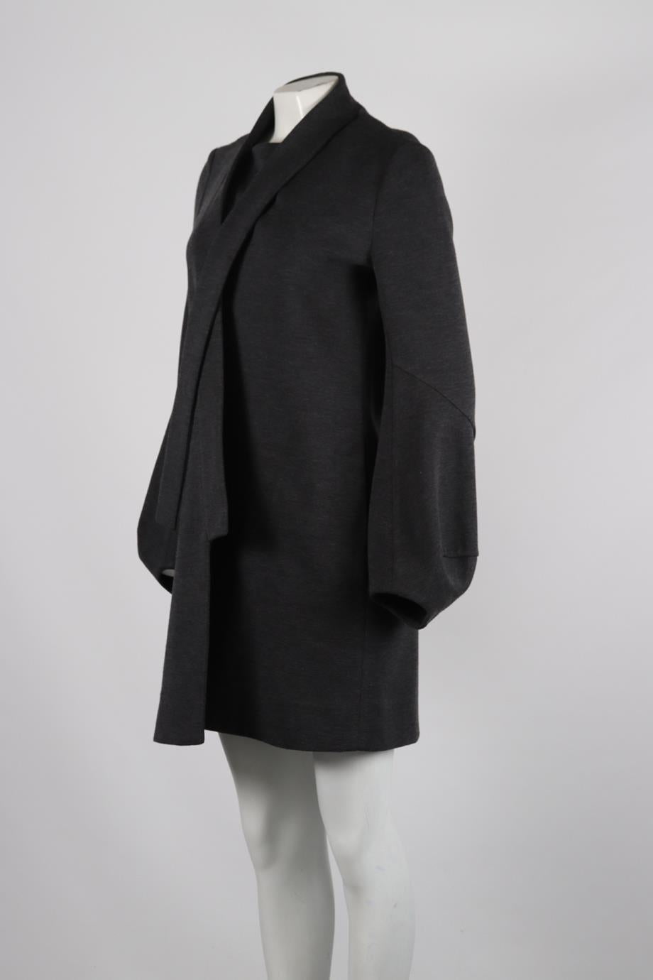 MARNI TIE FRONT WOOL COAT IT 40 UK 8