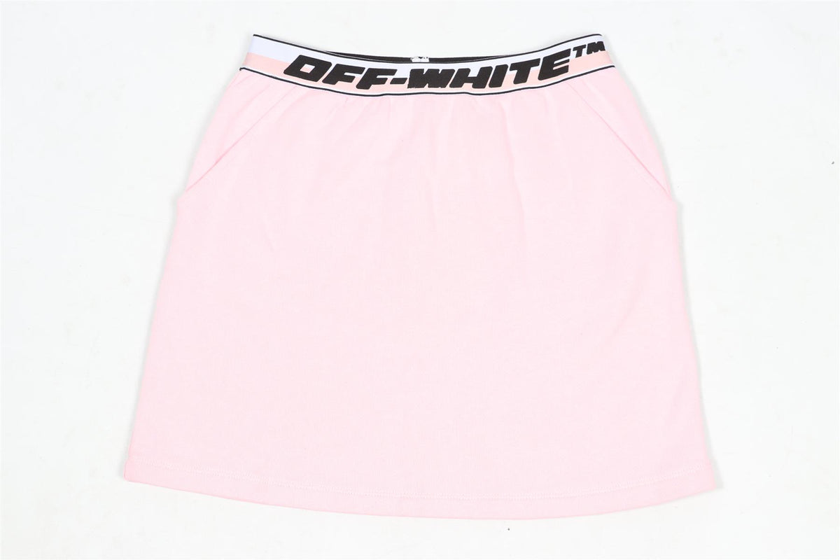 OFF-WHITE PINK KIDS GIRLS COTTON SKIRT 12 YEARS