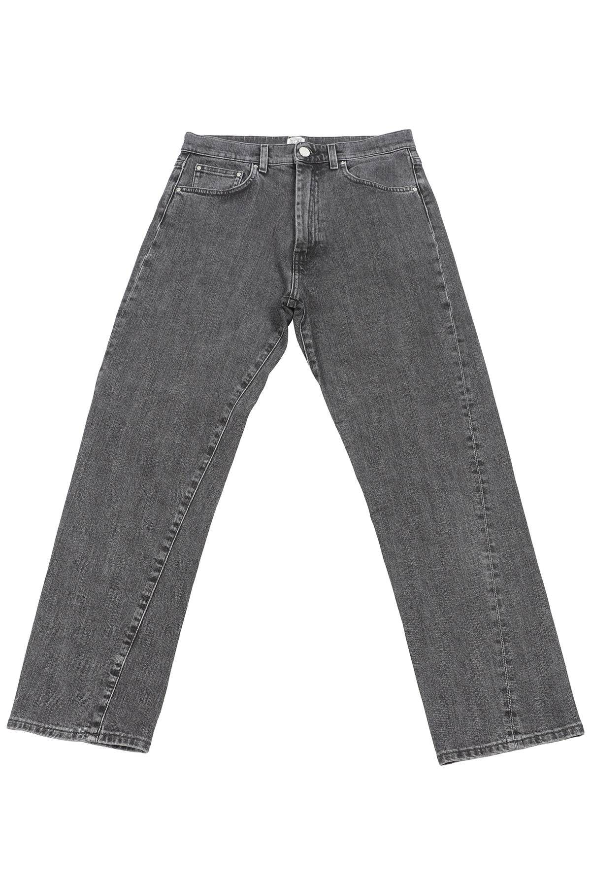 TOTEME GREY HIGH RISE STRAIGHT LEG JEANS W28 UK 10