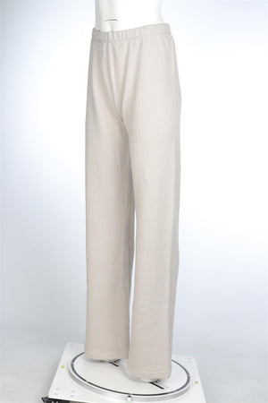 ETERNE TAUPE COTTON TRACK PANTS LARGE