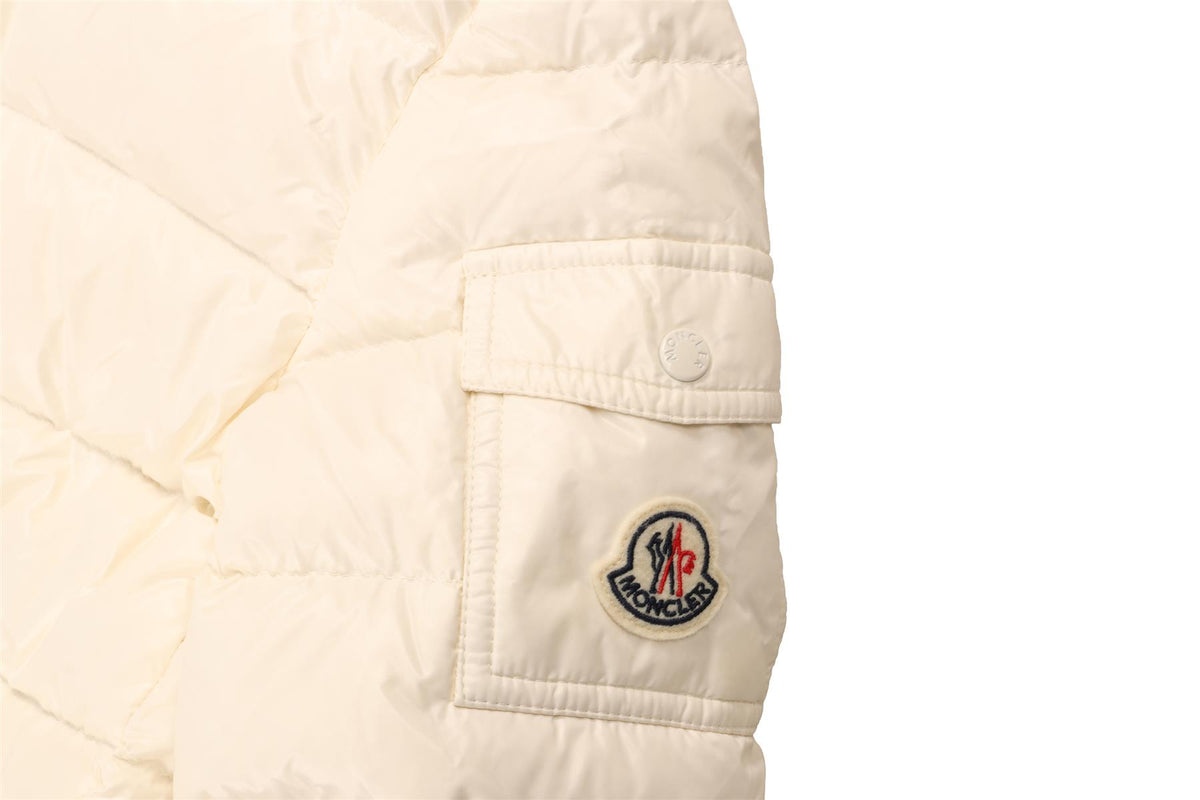 MONCLER IVORY KIDS GIRLS JACKET 12 YEARS