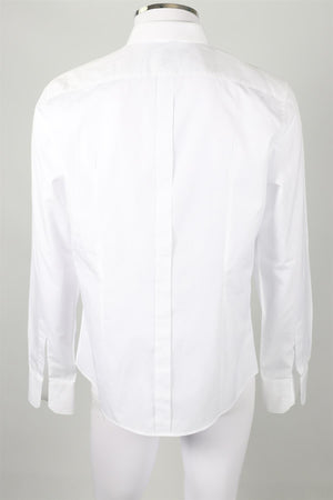 DOLCE & GABBANA GOLD WHITE MEN'S COTTON SHIRT SIZE 16.5 XXLARGE