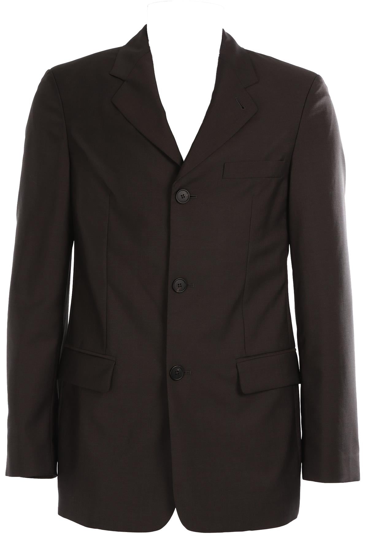 THE ROW BROWN WOOL BLAZER UK/US 38