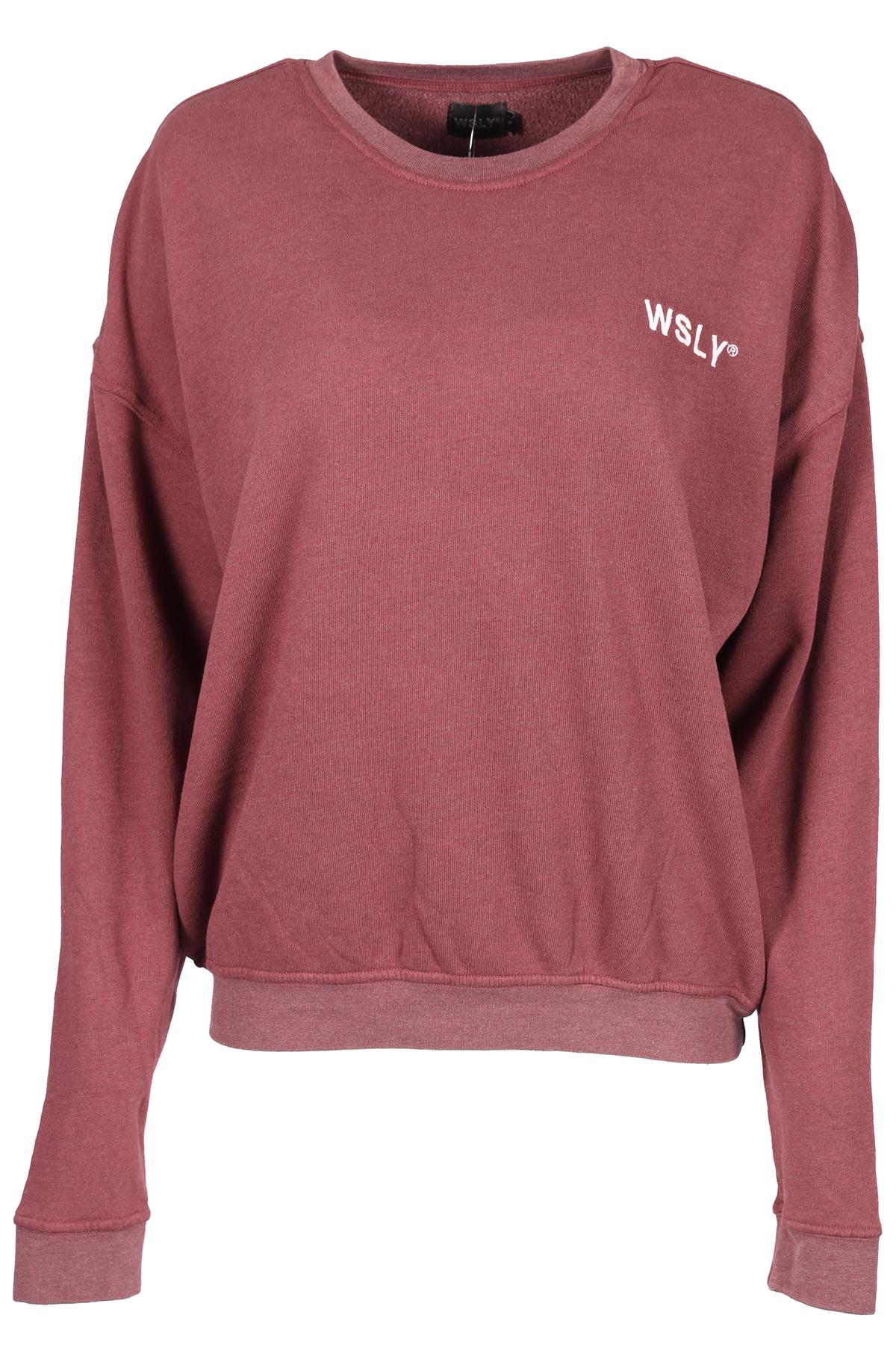 WSLY BURGUNDY COTTON BLEND SWEATSHIRT SMALL