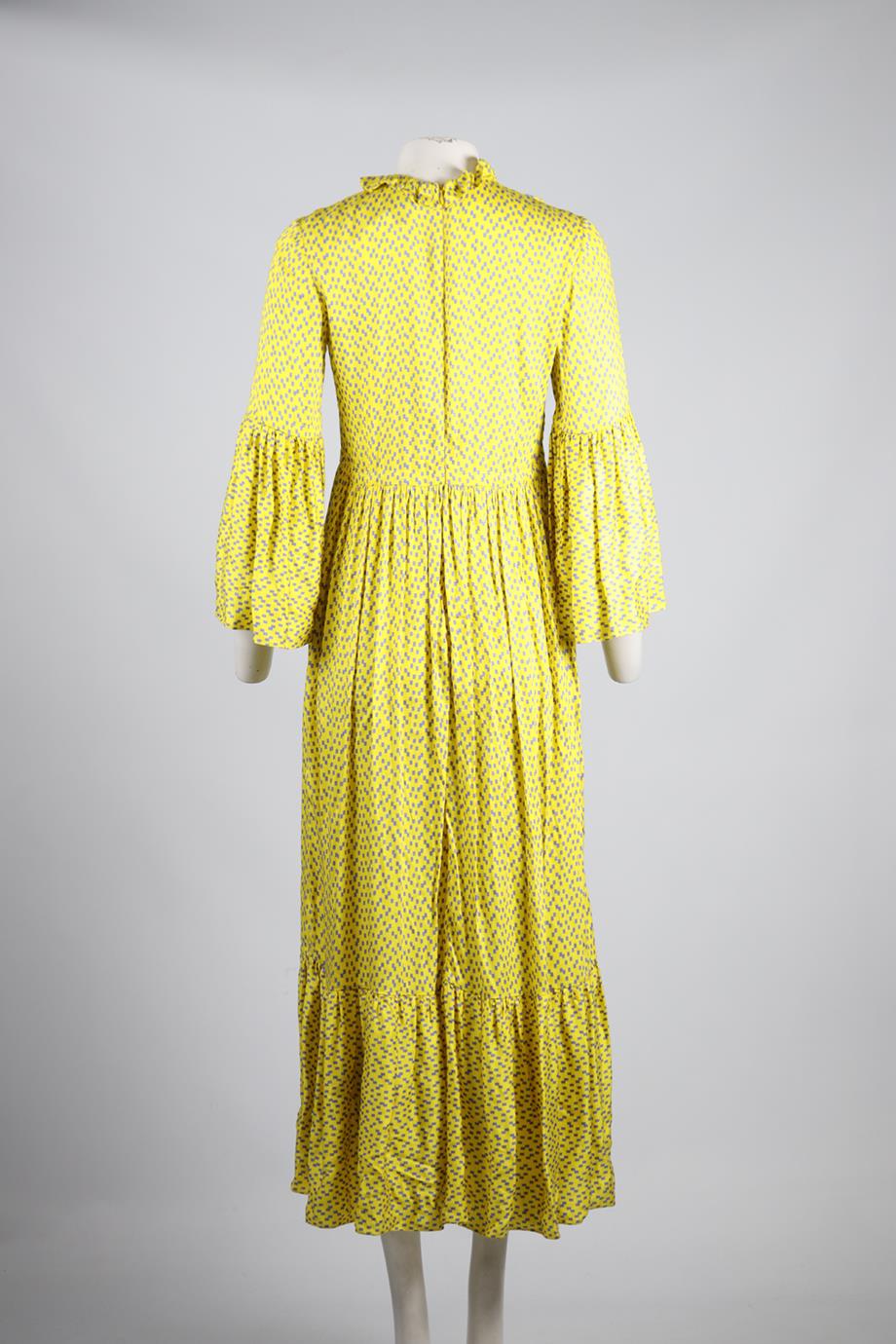 PREEN BY THORNTON BREGAZZI CREPE MAXI DRESS SMALL