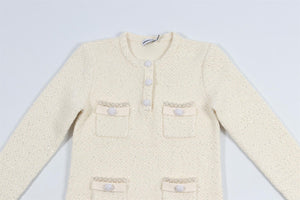 SELF-PORTRAIT CREAM KIDS GIRLS DRESS 10-12 YEARS