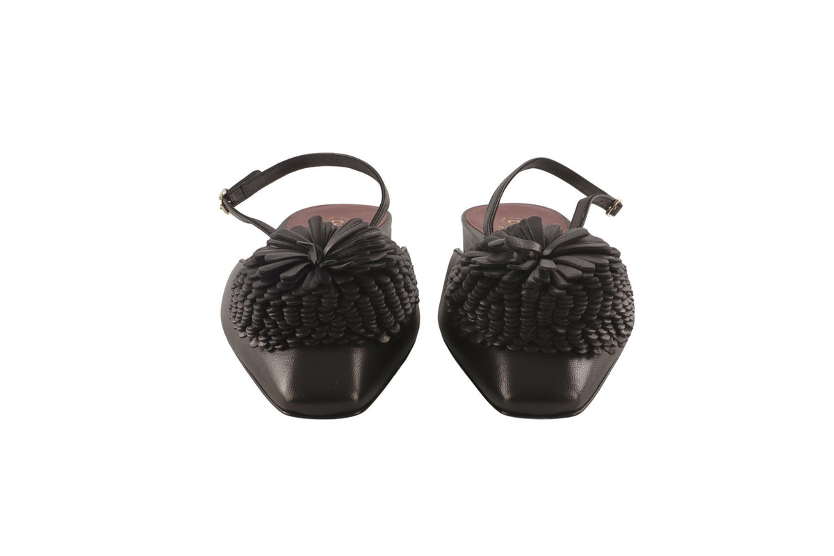 CHANEL BLACK 2026 LEATHER BALLET FLATS EU 40.5 UK 7.5 US 10.5