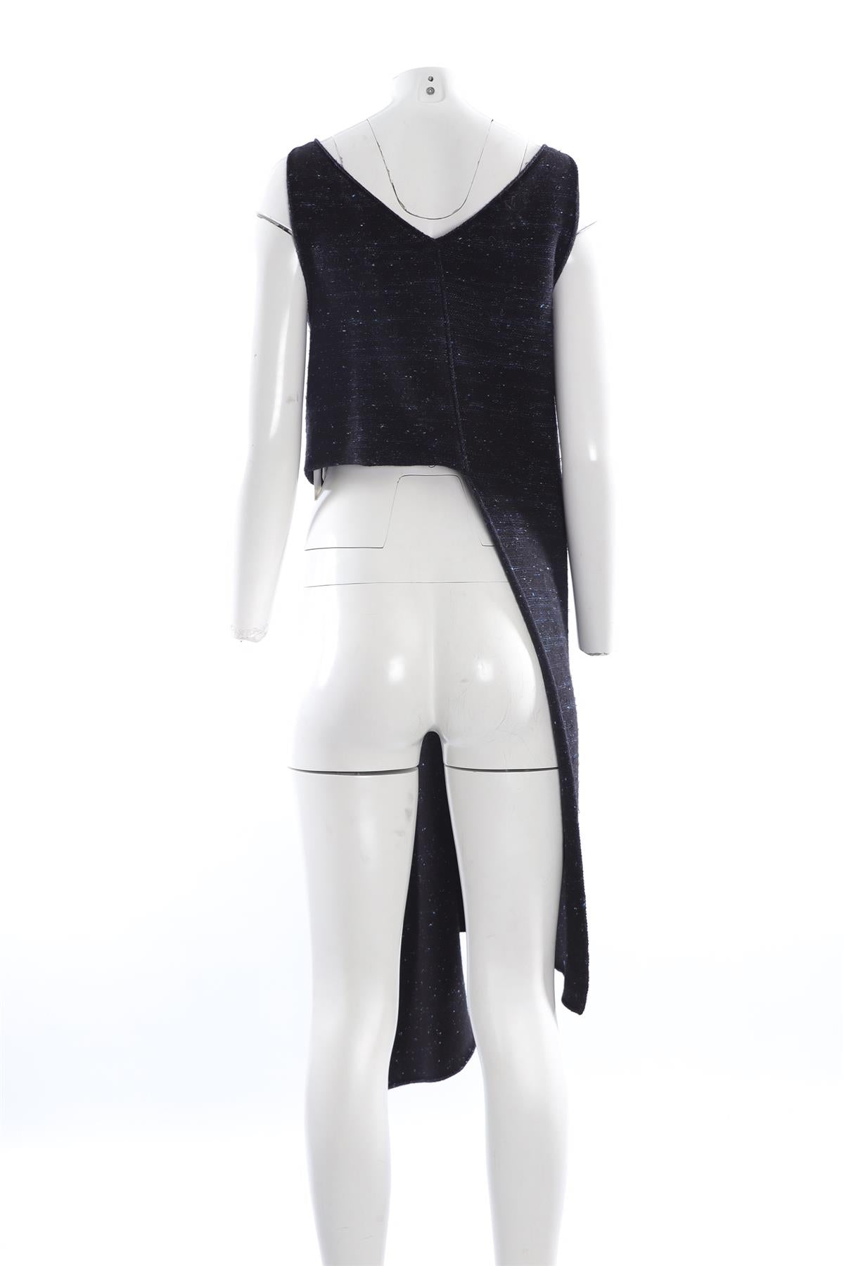 STELLA MCCARTNEY BLUE WOOL TOP IT 40 UK 8
