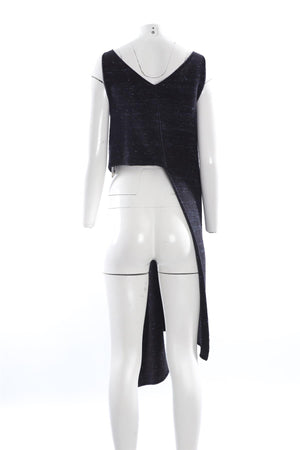 STELLA MCCARTNEY BLUE WOOL TOP IT 40 UK 8