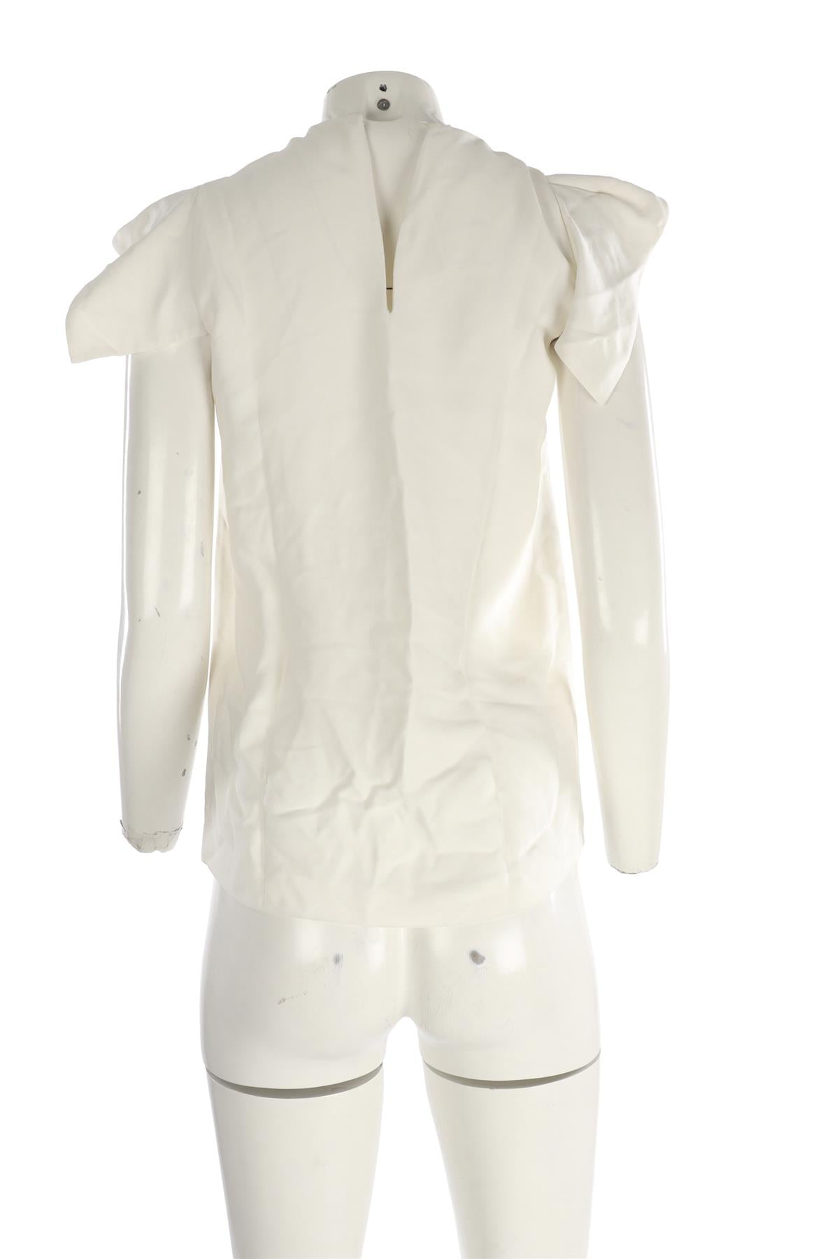 MIU MIU CREAM CREPE TOP IT 38 UK 6