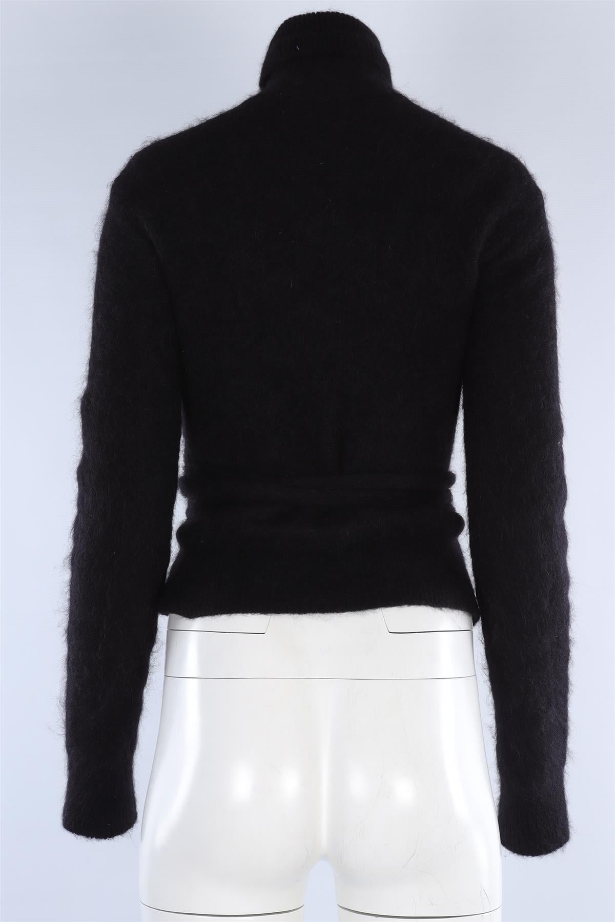 GANNI BLACK ALPACA SWEATER MEDIUM