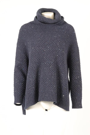 ADAM LIPPES WOOL AND CASHMERE TURTLENECK SWEATER SMALL