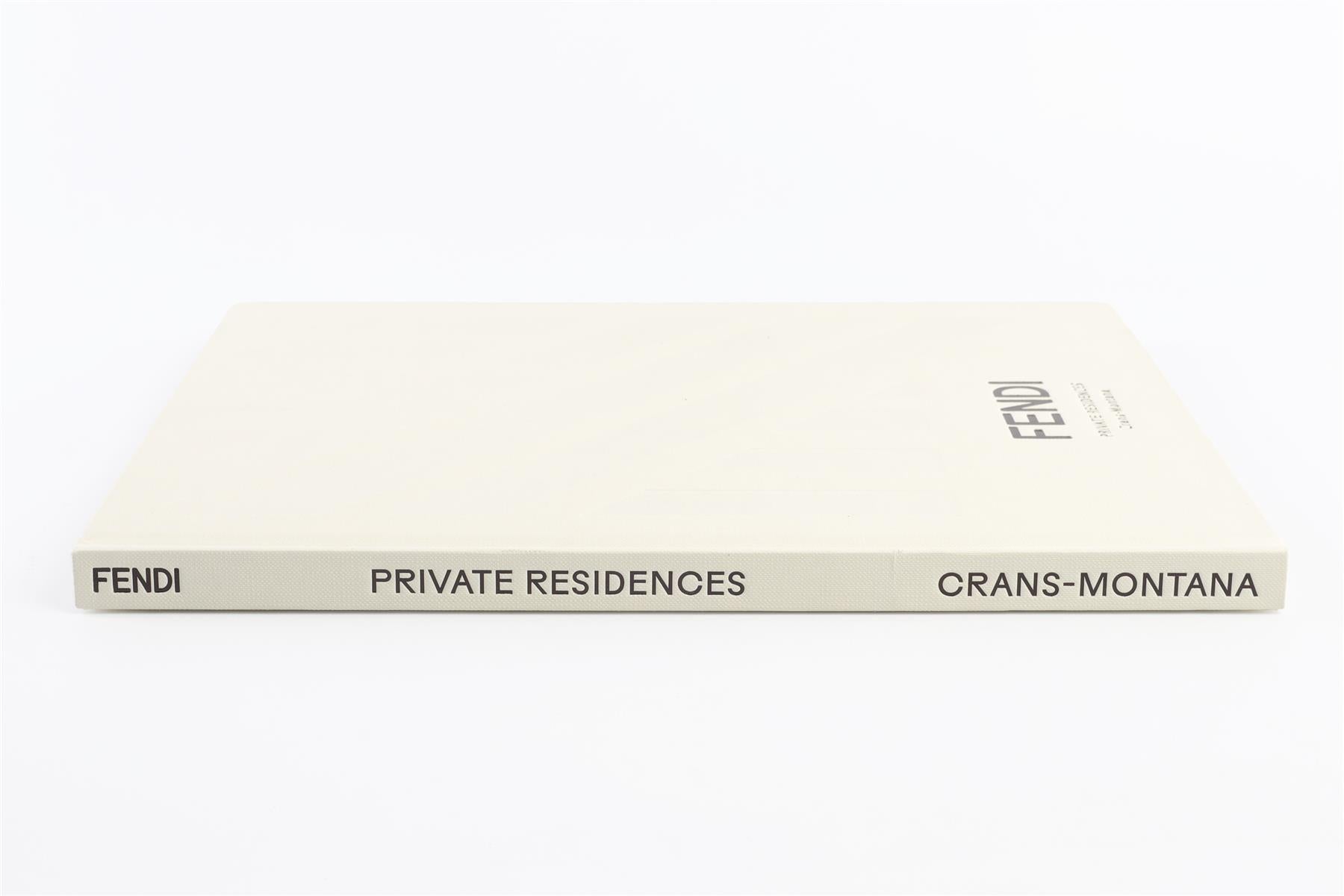 FENDI PRIVATE RESIDENCES CRANS-MONTANA COFFEE TABLE BOOK