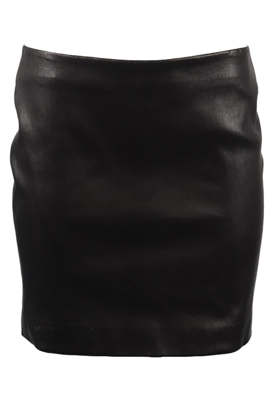 THE ROW LEATHER MINI SKIRT US 8 UK 12