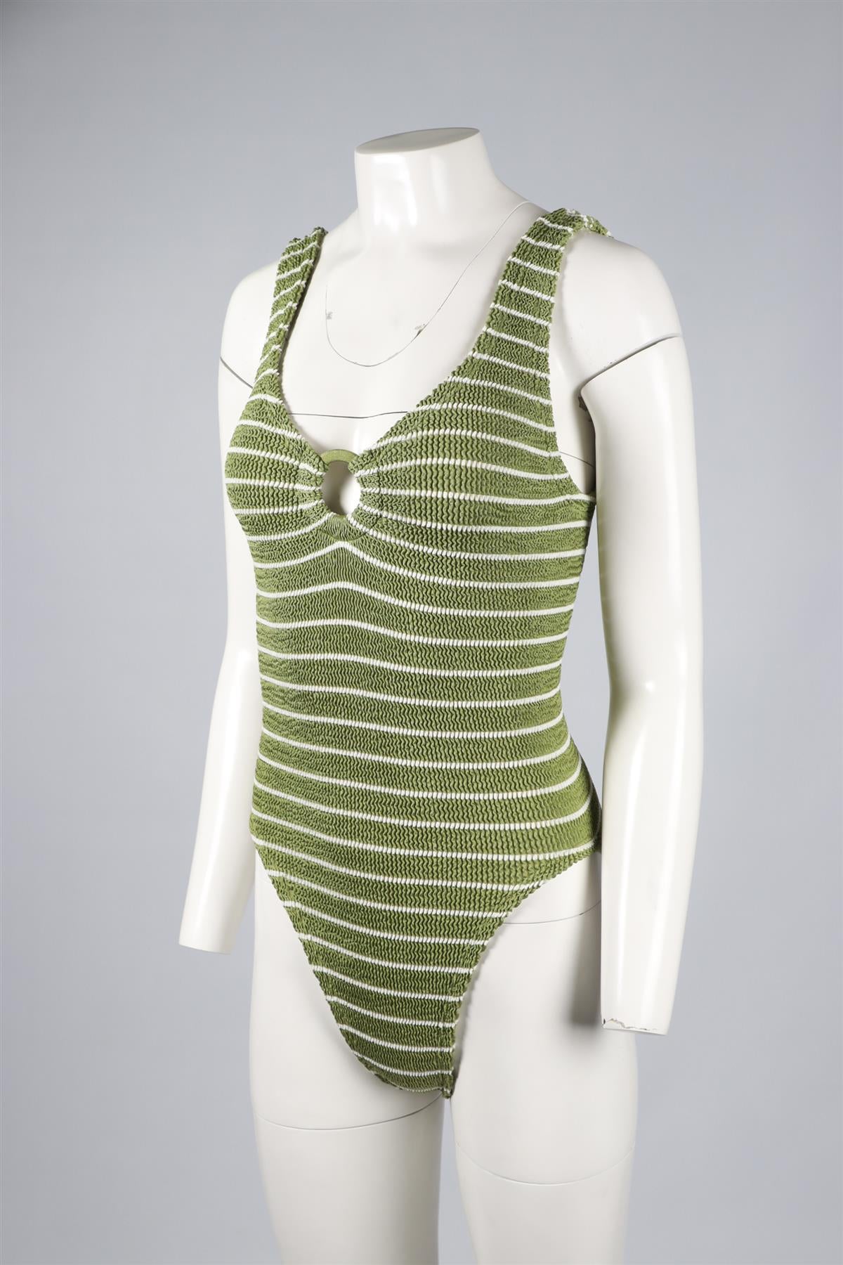 HUNZA G GREEN SWIMSUIT