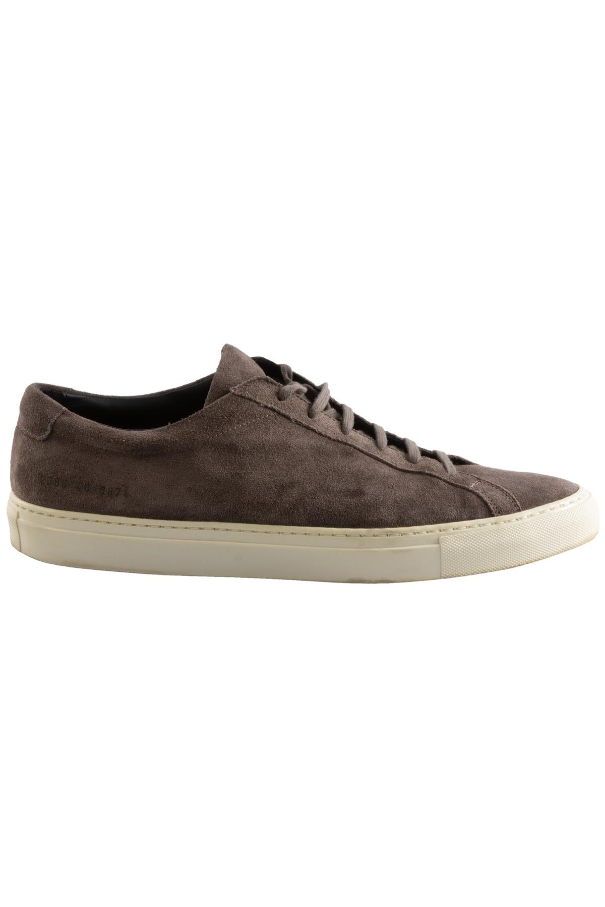 COMMON PROJECTS BROWN SUEDE SNEAKERS EU 46 UK 12 US 13