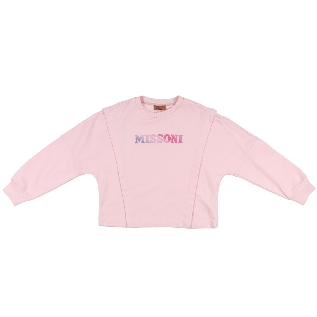 MISSONI PINK KIDS GIRLS COTTON SWEATSHIRT 12 YEARS