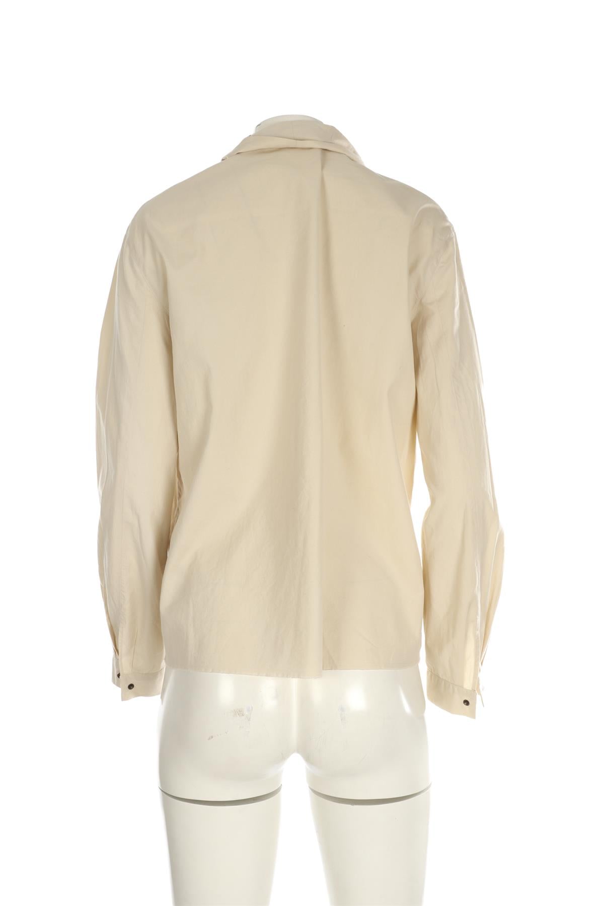 LANVIN CREAM 2007 COTTON SHIRT FR 38 UK 10