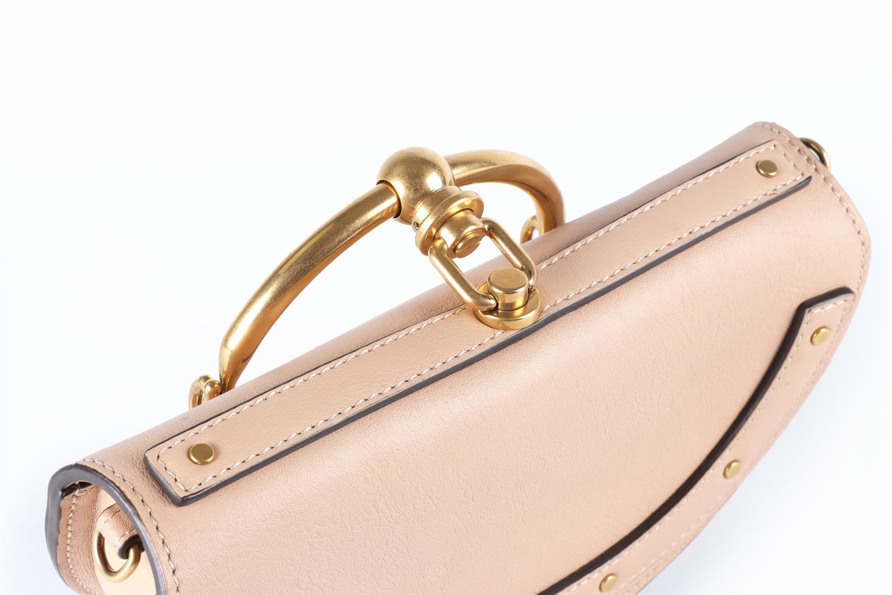 CHLOE PINK BRACELET NILE MINI LEATHER TOTE BAG