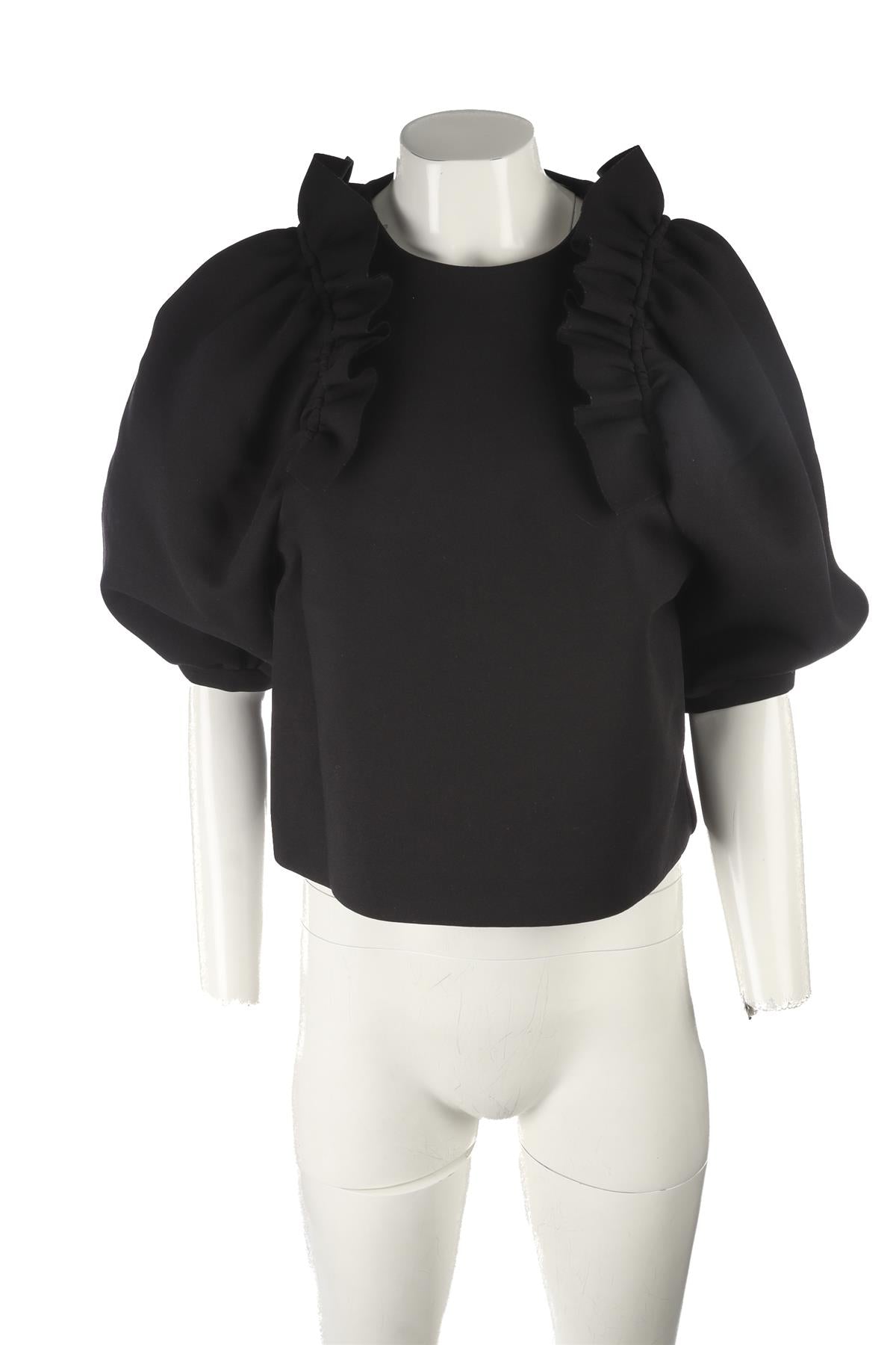 SIMONE ROCHA BLACK SCUBA TOP UK 6