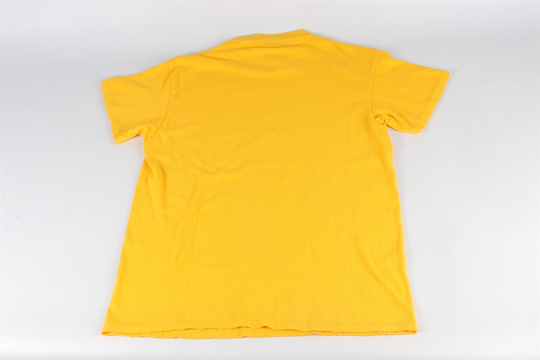 RE/DONE + MEL OTTENBERG YELLOW COTTON T-SHIRT SMALL