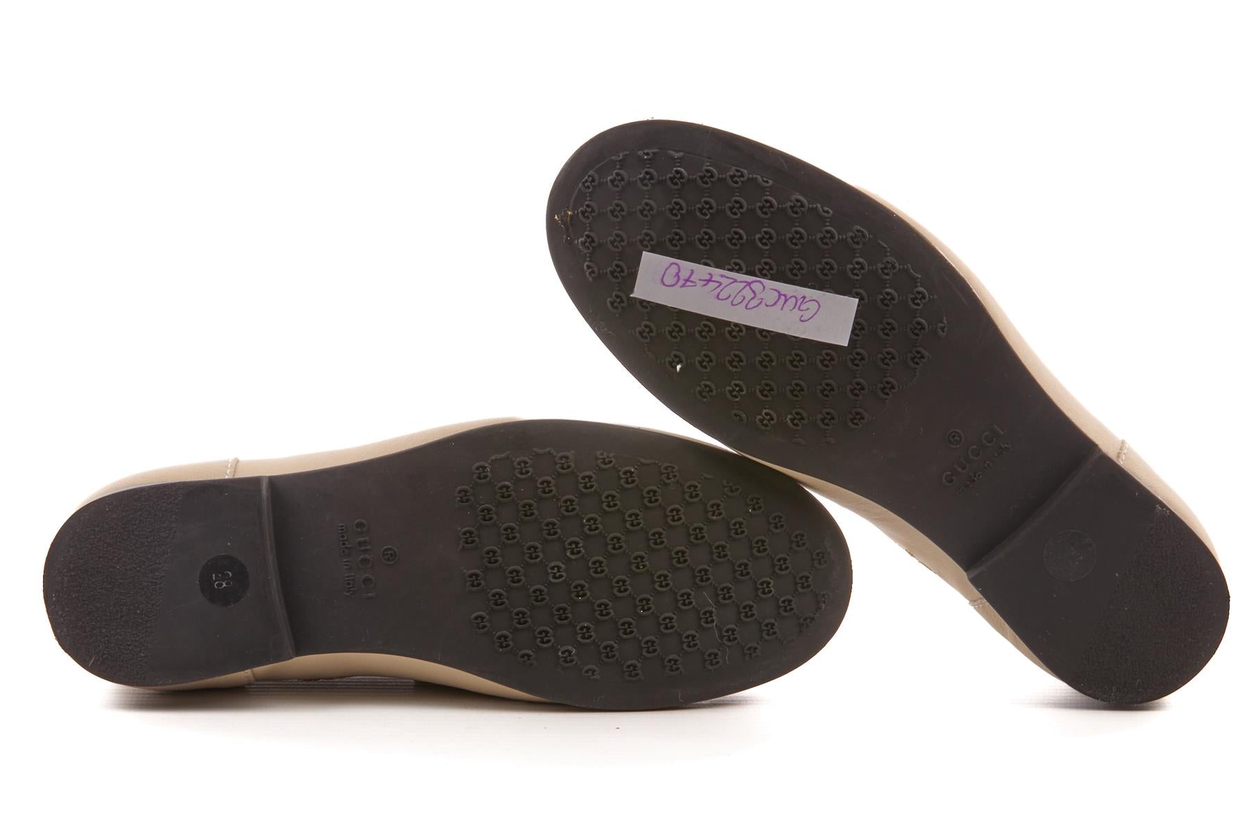 GUCCI BEIGE KIDS BOYS HORSEBIT LOAFERS EU 28 UK 10 US 11