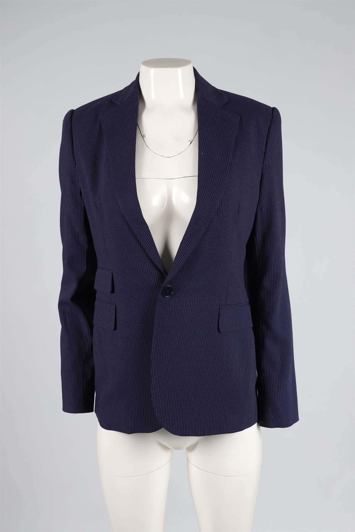RALPH LAUREN COLLECTION NAVY WOOL BLAZER US 6 UK 10