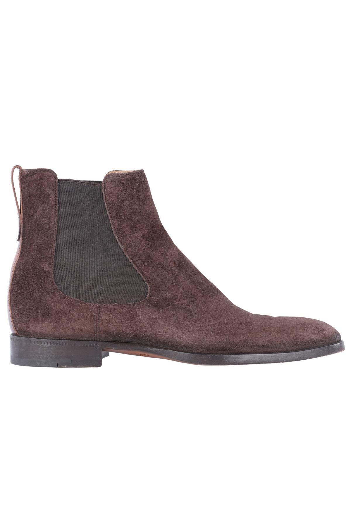 BERLUTI BROWN MEN'S SUEDE ANKLE BOOTS EU 42 UK 8 US 9