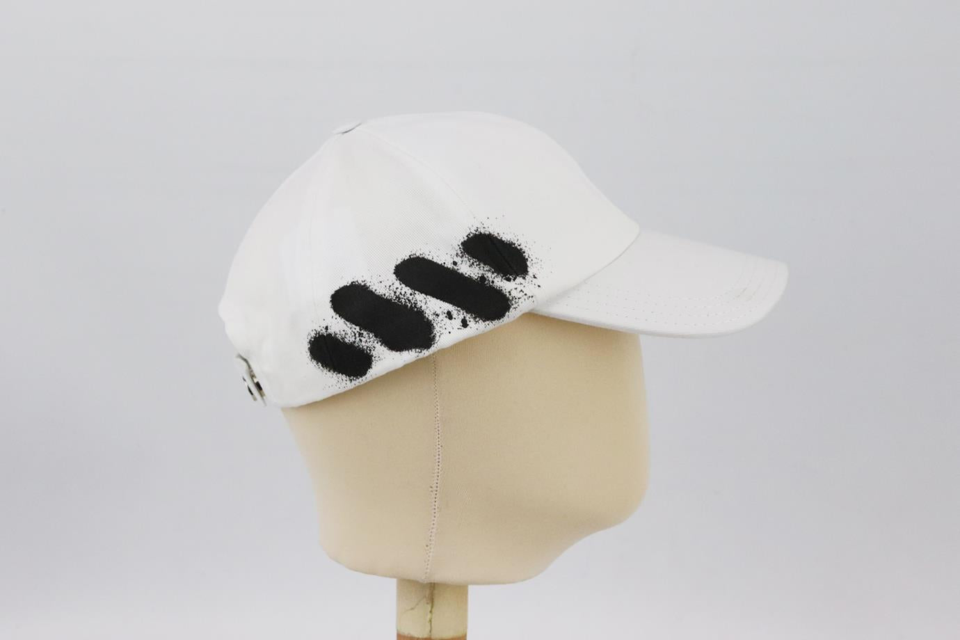 OFF-WHITE C/O VIRGIL ABLOH PRINTED COTTON TWILL BASEBALL CAP ONE SIZE