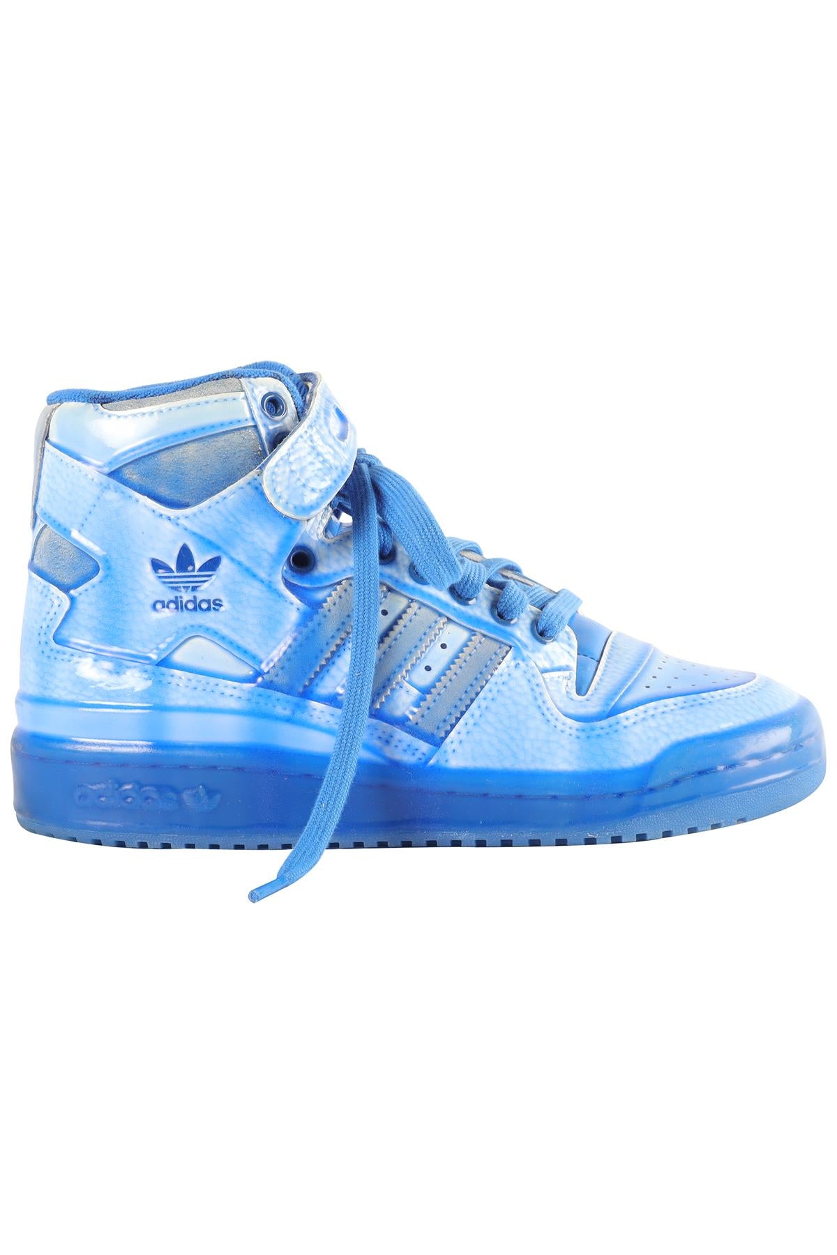 ADIDAS + JEREMY SCOTT FORUM DIPPED BLUE SNEAKERS EU 37 ⅓, UK 4.5, US 5