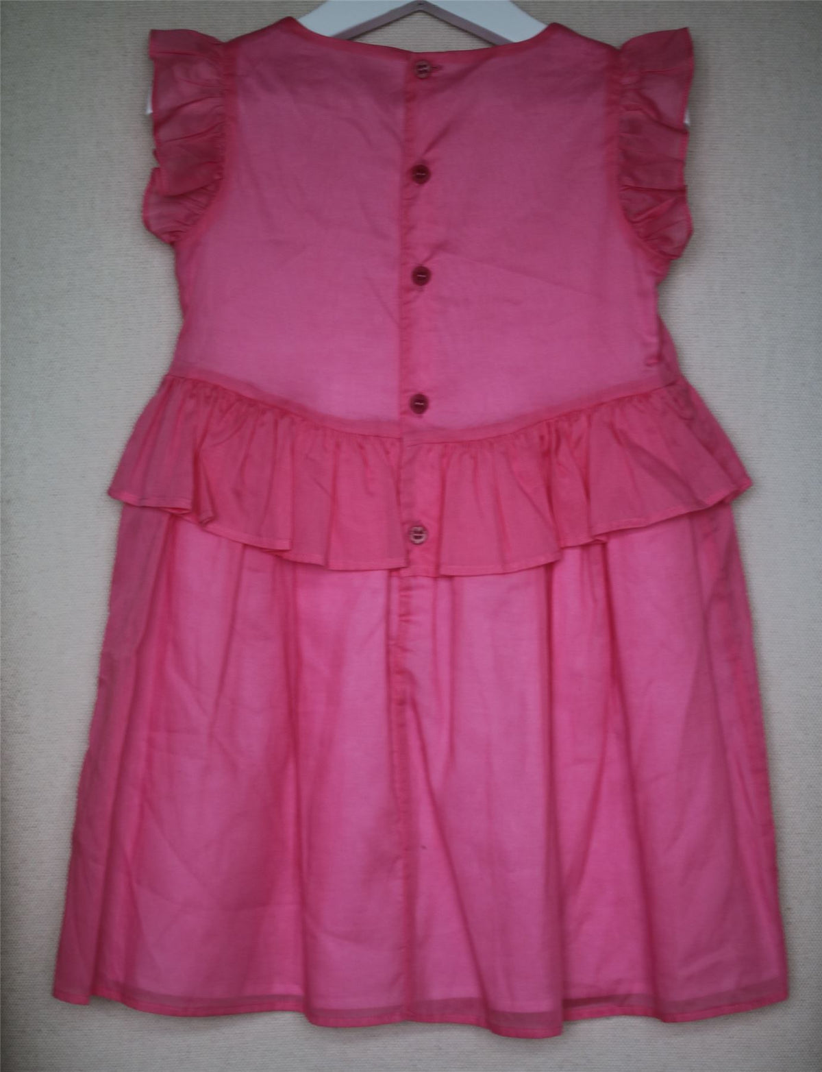 IL GUFO GIRLS PINK COTTON DRESS 4 YEARS