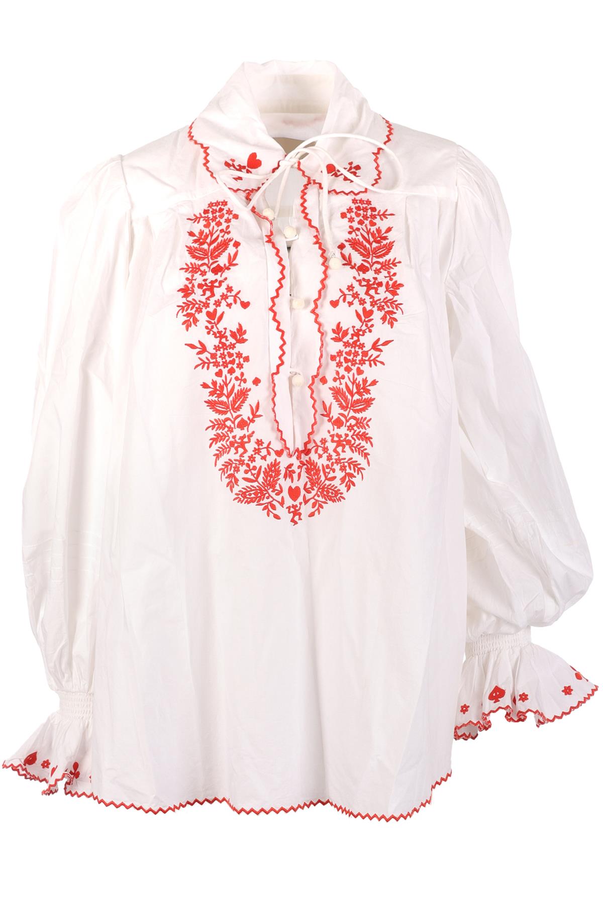 ALÉMAIS WHITE COTTON SHIRT AU 8 UK 8