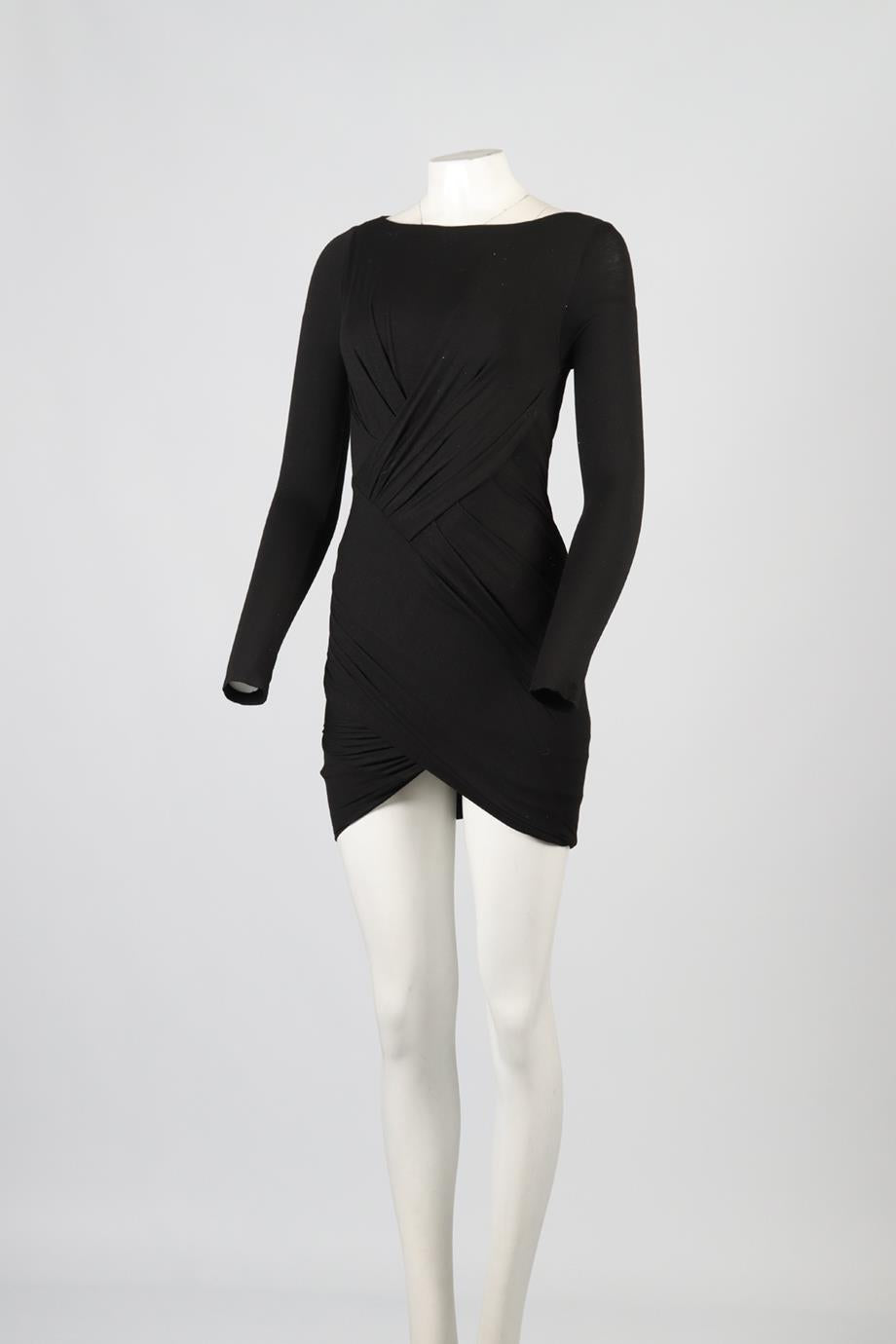 DONNA KAREN JERSEY MINI DRESS SMALL