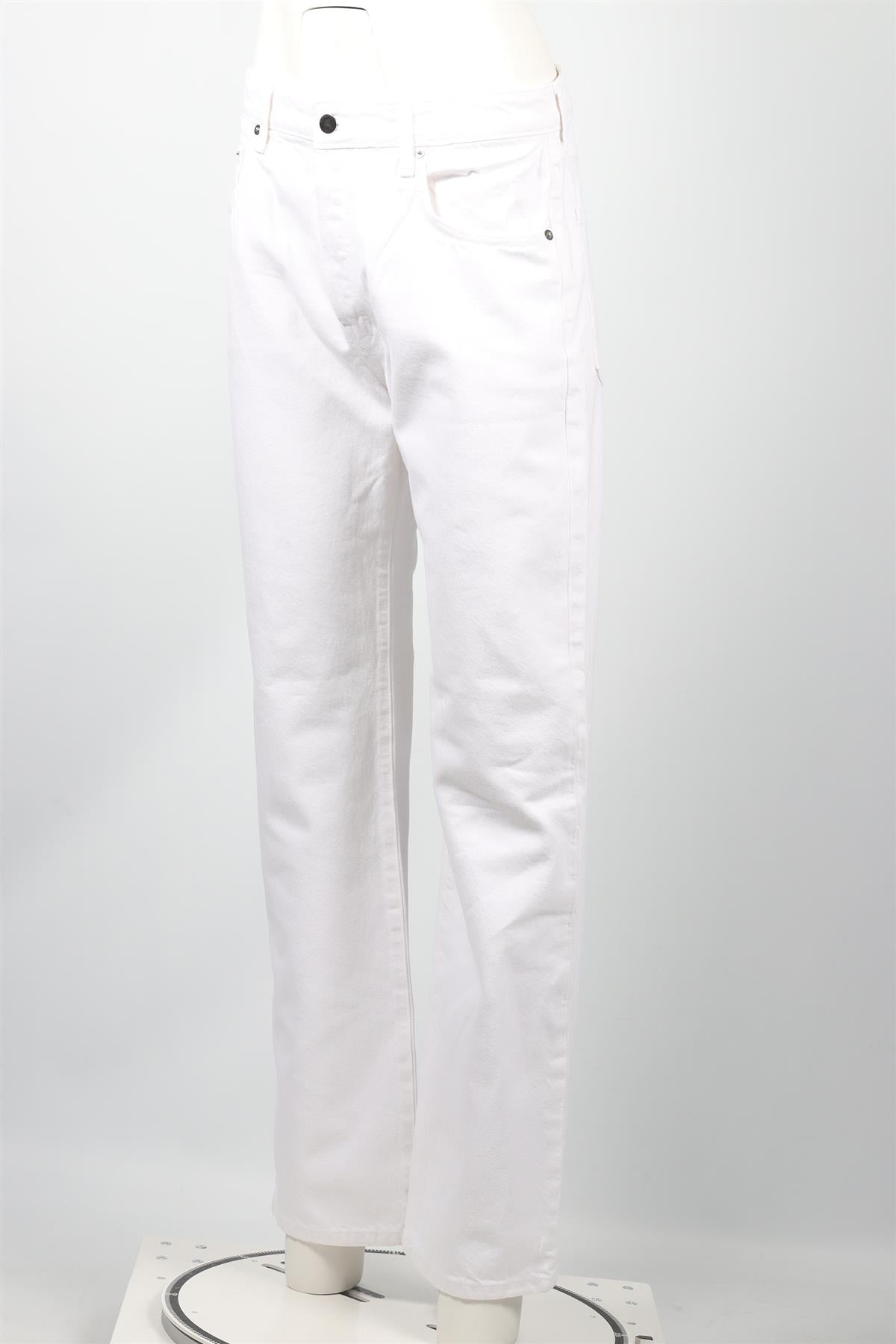 SABLYN WHITE HIGH RISE WIDE LEG JEANS W27 UK 8-10