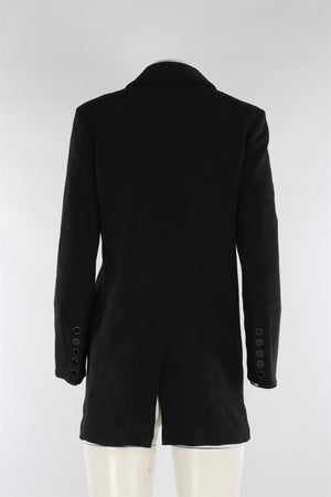 OFF WHITE + VIRGIL ABLOH BLACK TWILL BLAZER IT 40 UK 8