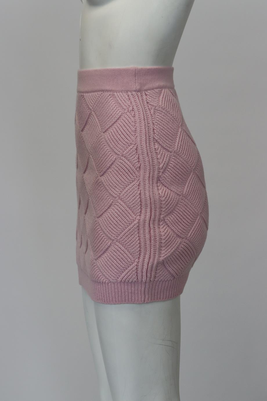 RONNY KOBO WOOL BLEND MINI SKIRT SMALL