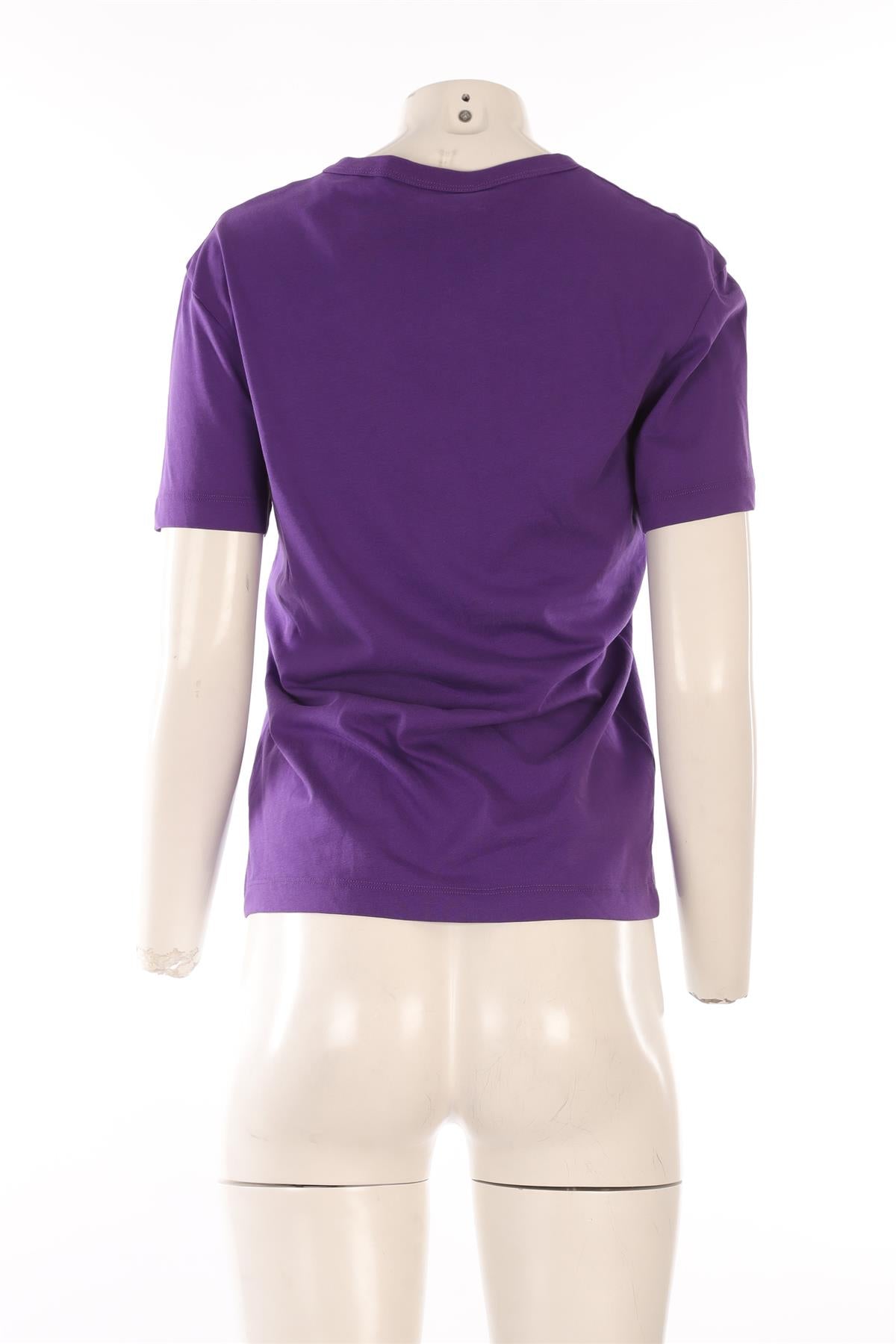 PUCCI PURPLE COTTON T-SHIRT MEDIUM
