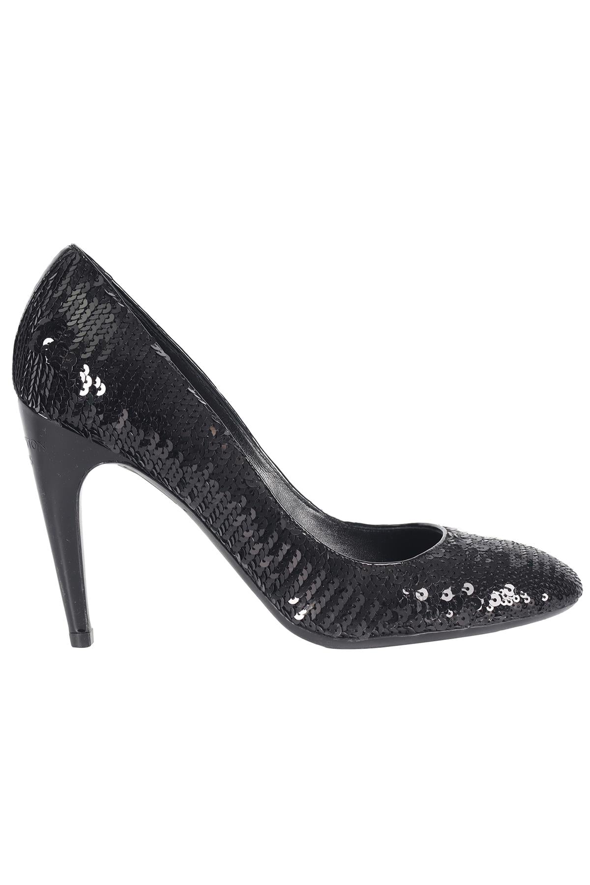 LOUIS VUITTON SEQUIN AND LEATHER PUMPS EU 38 UK 5 US 8
