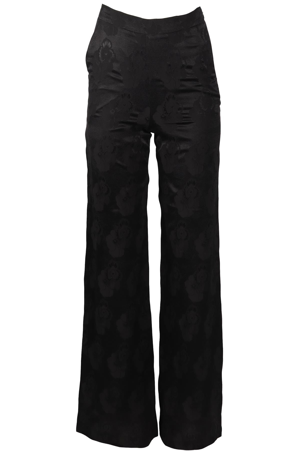 ETRO SILK STRAIGHT LEG PANTS IT 38 UK 6
