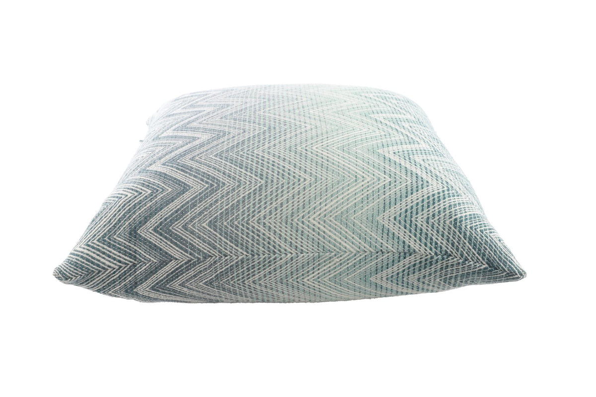 MISSONI HOME BLUE WOOL SET OF 2 CUSHIONS