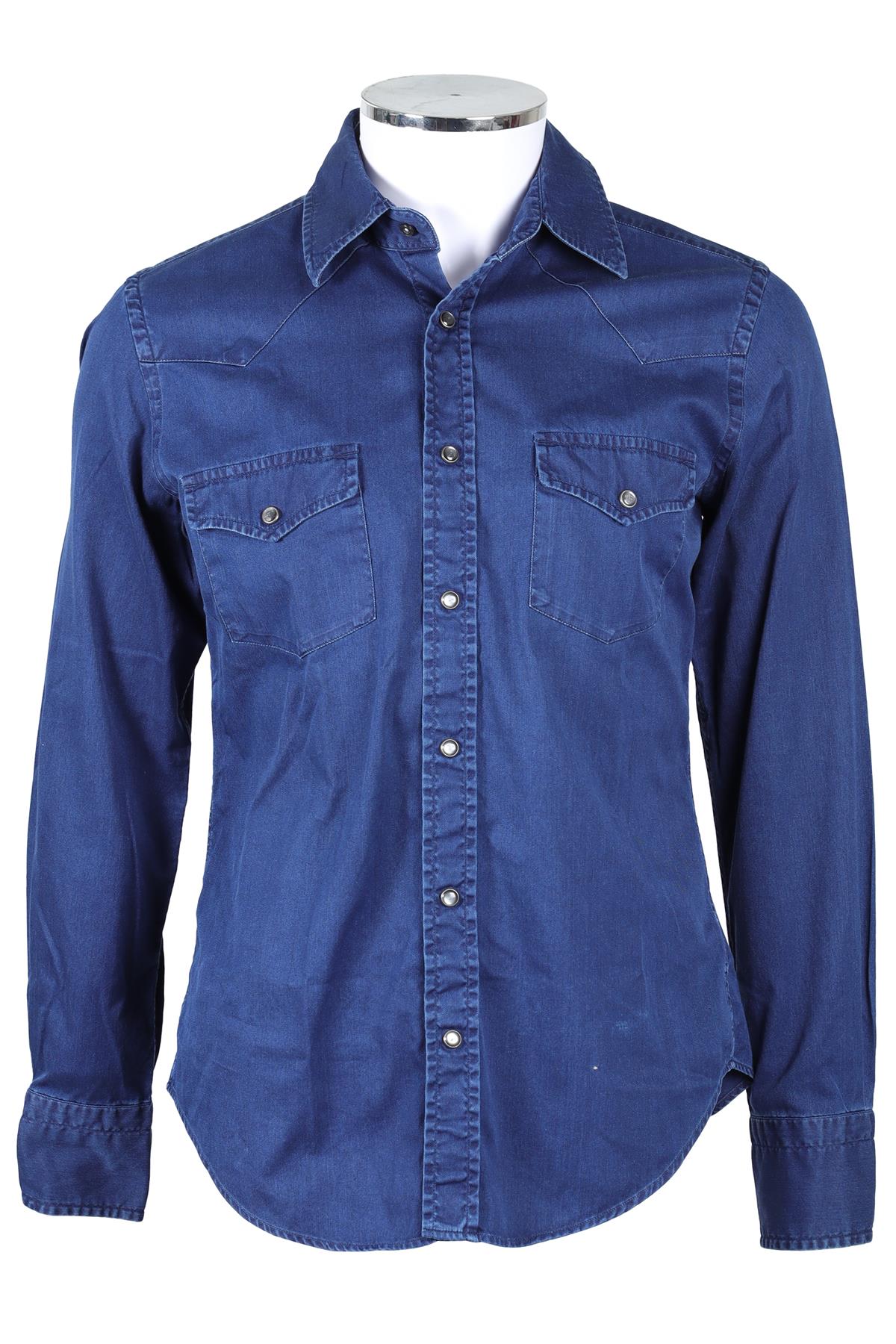 TOM FORD NAVY MEN'S DENIM SHIRT UK/US CHEST 40
