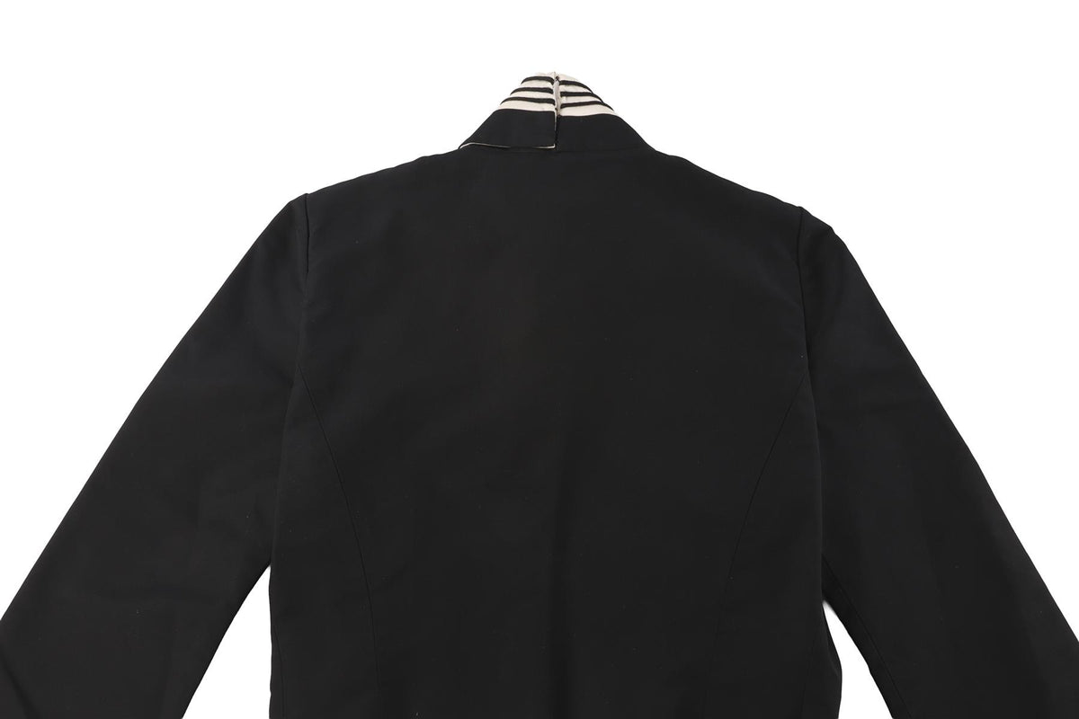 DOLCE & GABBANA BLACK VINTAGE SILK JACKET IT 40 UK 8