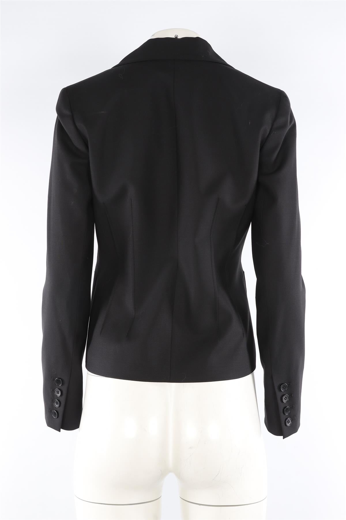 THEORY BLACK WOOL BLAZER US 6 UK 10