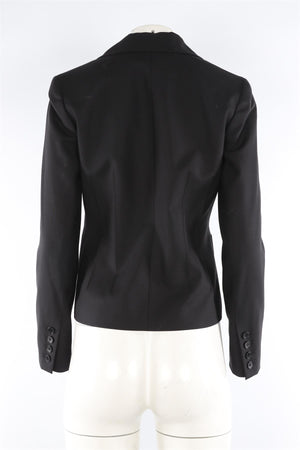 THEORY BLACK WOOL BLAZER US 6 UK 10