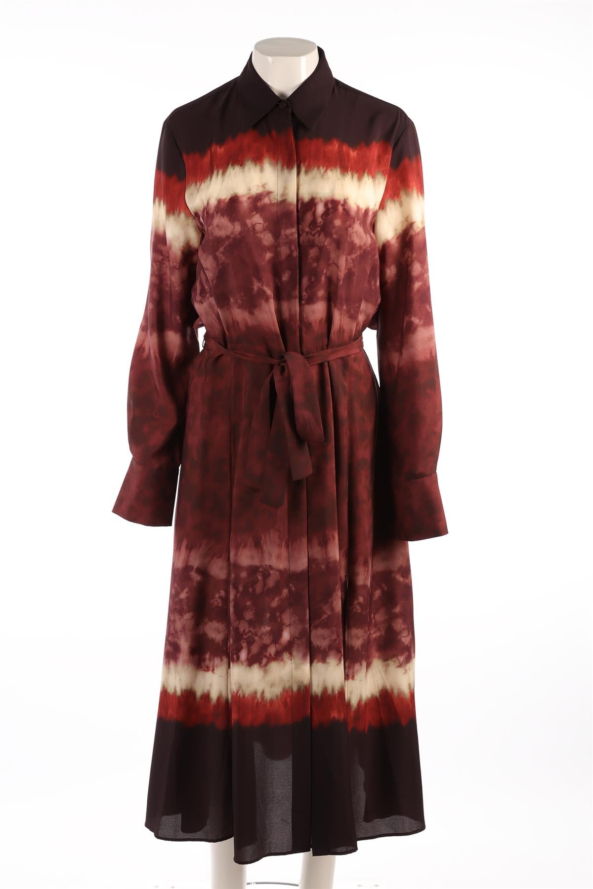 ALTUZARRA BROWN CREPE MAXI DRESS FR 40 UK 12